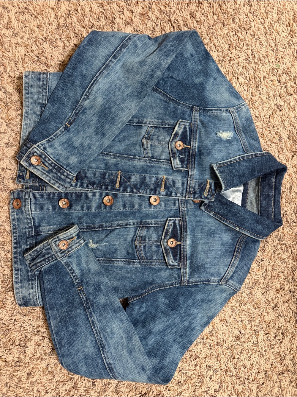 Justice jean jacket NWOT